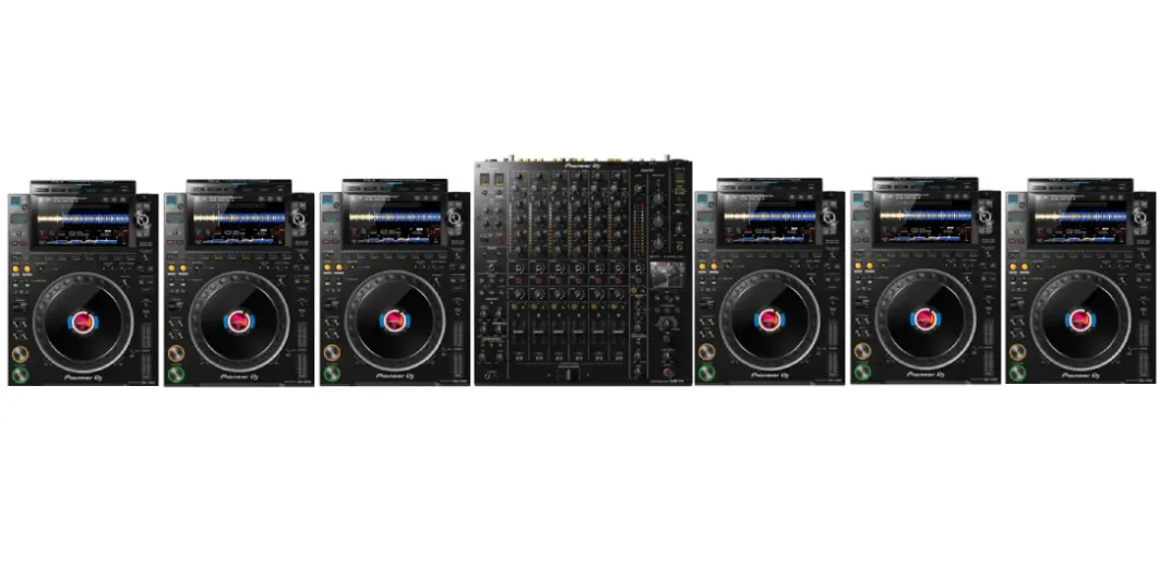 DJ Set 6x cdj3000 + DJM V10 hire
