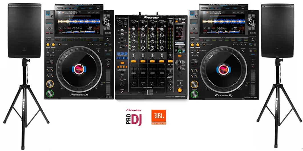 Lautsprecher, DJM 900 Nexus und CDJ 3000